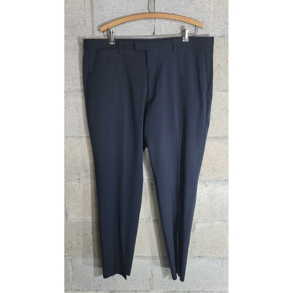 Banana Republic Modern Slim Fit Flat Front Men's Dress Pants Blue Size 38X32